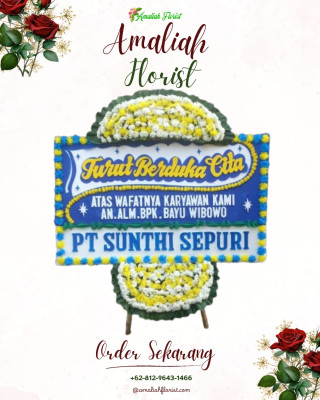 Papan Bunga Duka di Mujur